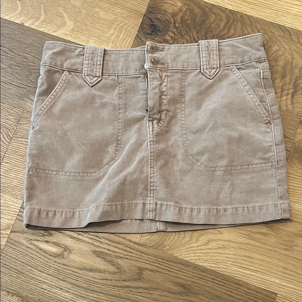 American Eagle Outfitters Tan Mini Skirt